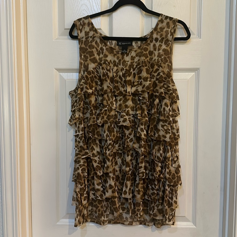 INC International - Women's 3X Sleeveless Layered Top - Never Worn